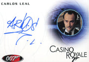 James Bond 50th Anniversary Series One Carlos Leal Autograph Card A192   - TvMovieCards.com