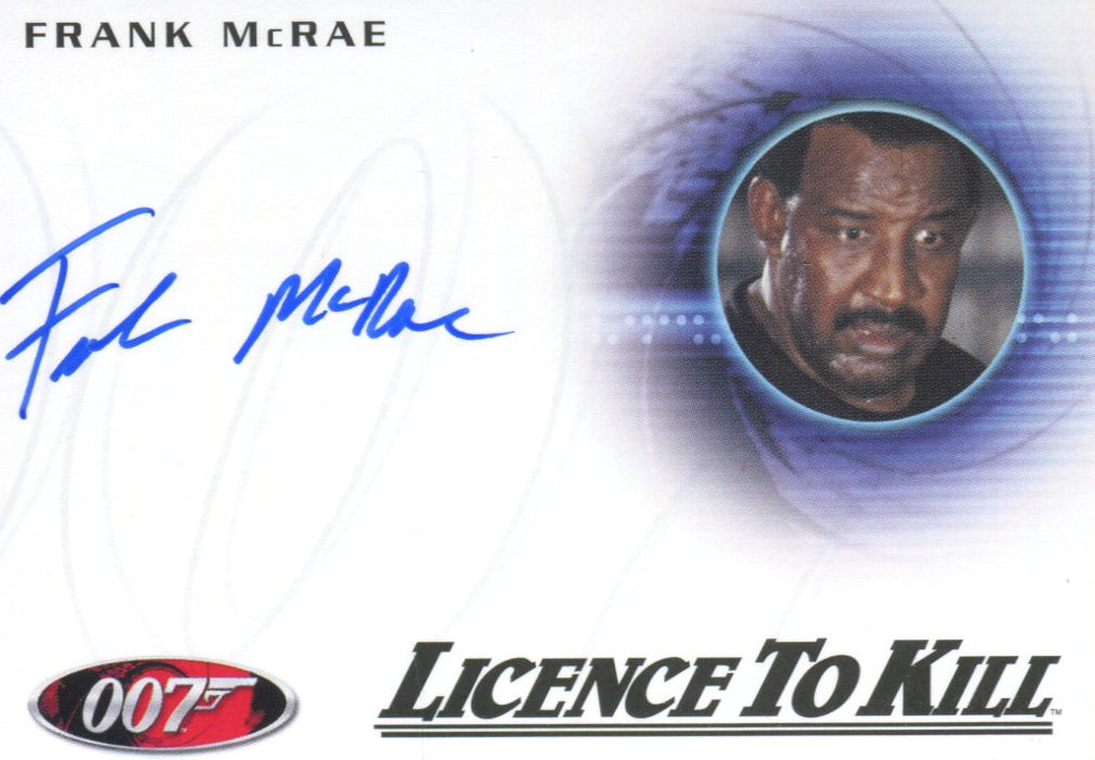 James Bond 50th Anniversary Series Two Frank McRae Autograph Card A216   - TvMovieCards.com