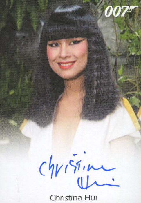 James Bond Archives Final Edition 2017 Christina Hui Autograph Card   - TvMovieCards.com