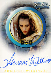 Xena Season Six Adrienne Wilkinson as Eve Autograph Card A8   - TvMovieCards.com