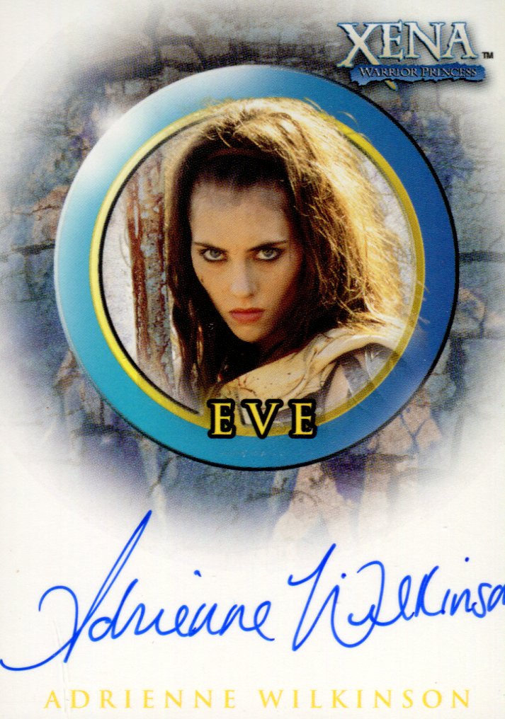 Xena Season Six Adrienne Wilkinson as Eve Autograph Card A8   - TvMovieCards.com