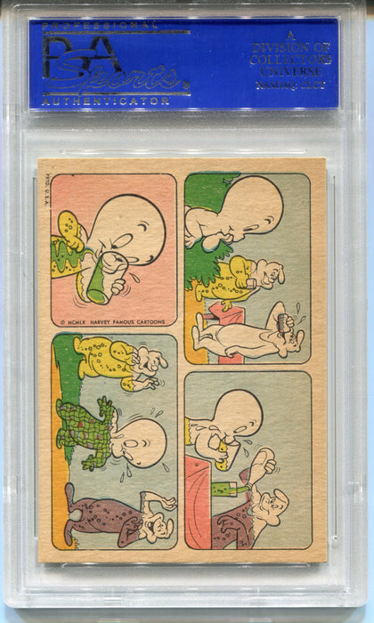 1960 Casper The Ghost #55 "Yum Yum! Tooty-Frooty! Trading Card PSA 6   - TvMovieCards.com