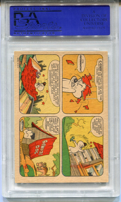 1960 Casper The Ghost #42 This Gun Is Really Loaded! Trading Card PSA 6   - TvMovieCards.com