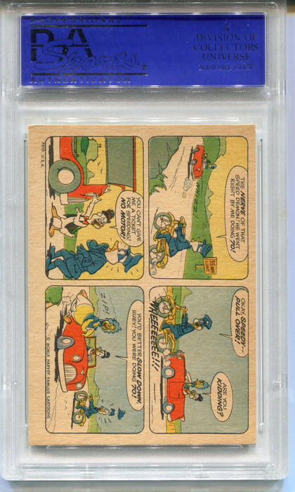 1960 Casper The Ghost #18 Duh! They Don't Build Cars Like Trading Card PSA 6   - TvMovieCards.com