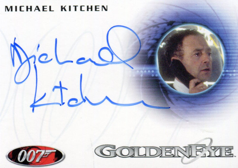 James Bond Heroes & Villains Michael Kitchen as Bill Tanner Autograph Card A144   - TvMovieCards.com