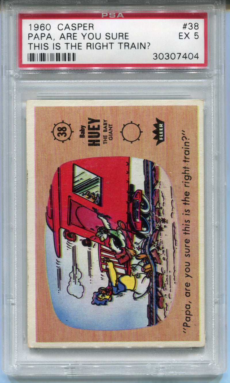 1960 Casper The Ghost #38 Papa, Are You Sure This Is... Trading Card PSA 5   - TvMovieCards.com
