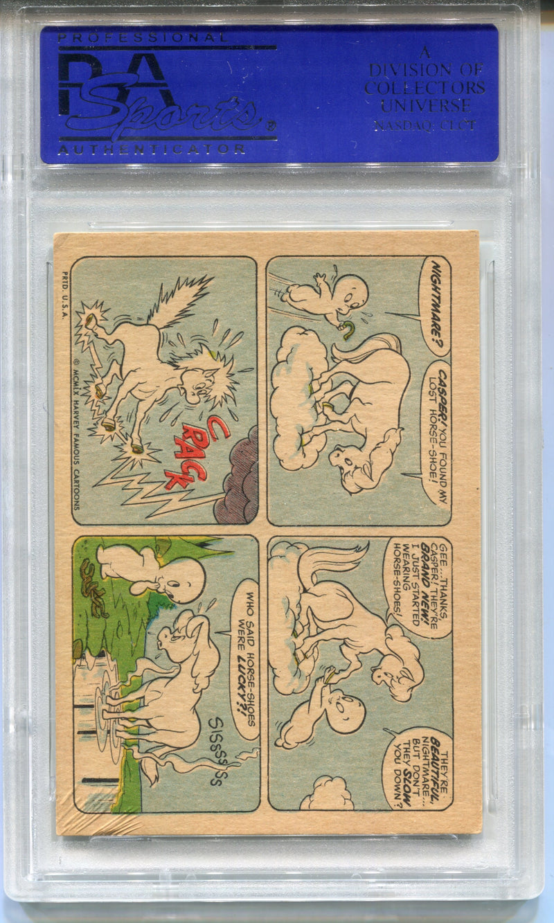 1960 Casper The Ghost #6 Whoops! I'm Being Taken To The.. Trading Card PSA 5   - TvMovieCards.com