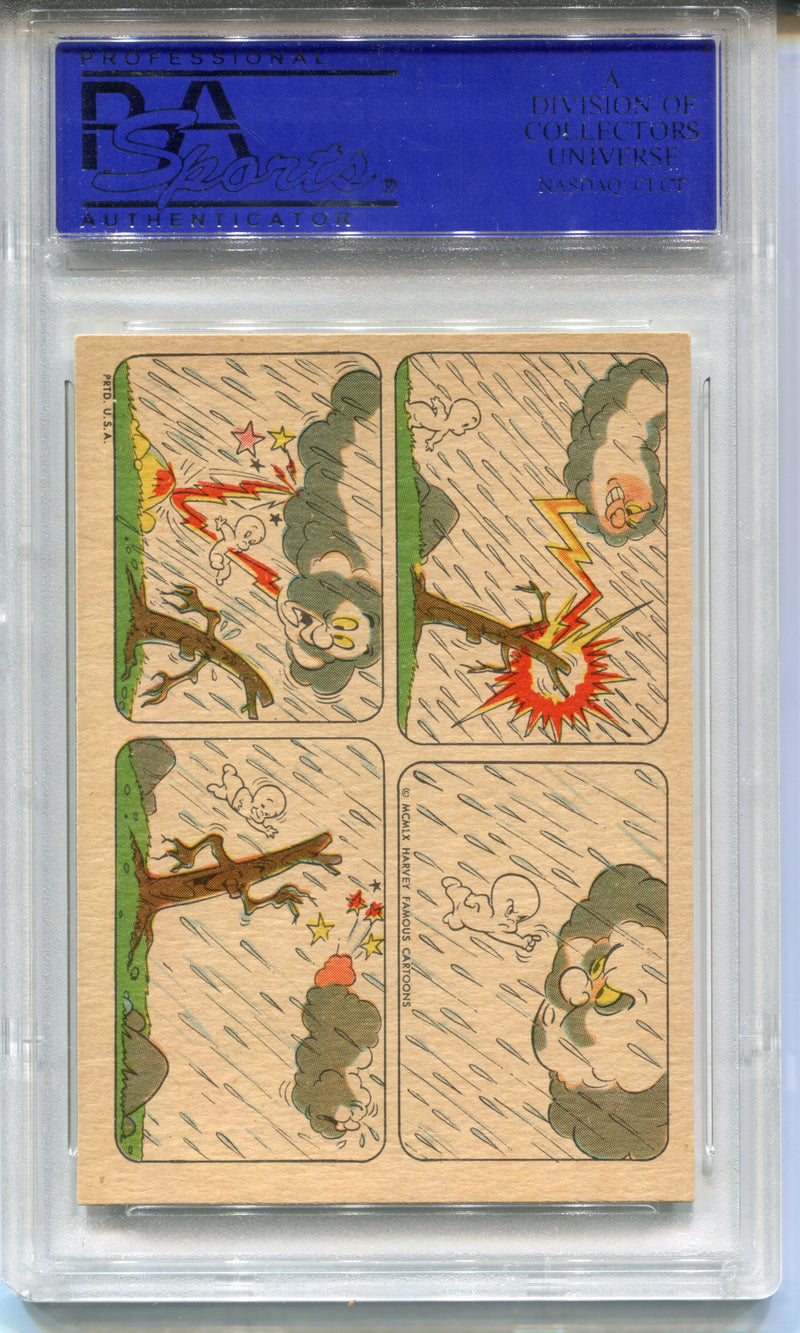1960 Casper The Ghost #46 I'm So Happy, I'm Walking On Air! Trading Card PSA 8   - TvMovieCards.com