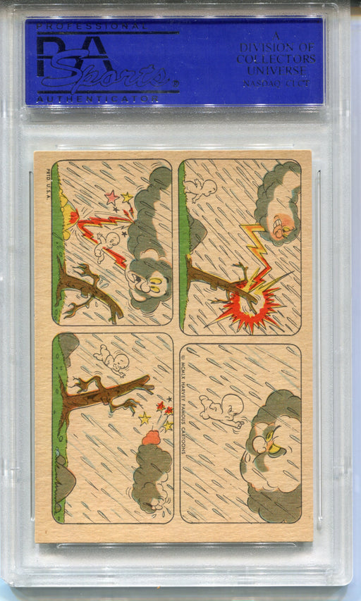 1960 Casper The Ghost #46 I'm So Happy, I'm Walking On Air! Trading Card PSA 8   - TvMovieCards.com