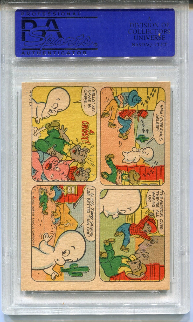 1960 Casper The Ghost #45 Babe Ruth Never Had This Trouble! Trading Card PSA 8   - TvMovieCards.com