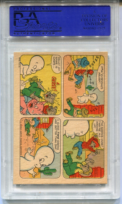 1960 Casper The Ghost #45 Babe Ruth Never Had This Trouble! Trading Card PSA 8   - TvMovieCards.com
