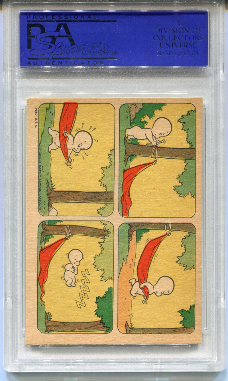 1960 Casper The Ghost #21 Who-o-o's Scaring Who-o-o? Trading Card PSA 8   - TvMovieCards.com