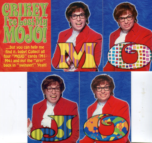 Austin Powers The Spy Who Shagged Me Movie Mojo Chase Card Set 5 Cards   - TvMovieCards.com