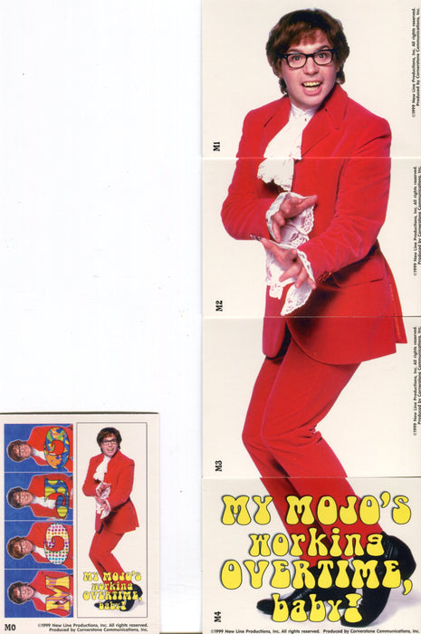 Austin Powers The Spy Who Shagged Me Movie Mojo Chase Card Set 5 Cards   - TvMovieCards.com