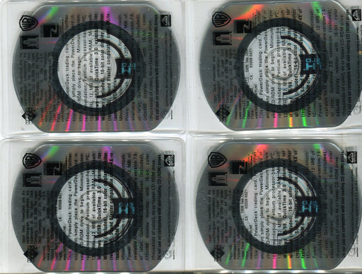 Battlefield Earth Movie Power Deck Chase Card Set PD1 thru PD4 Upper Deck 2000   - TvMovieCards.com