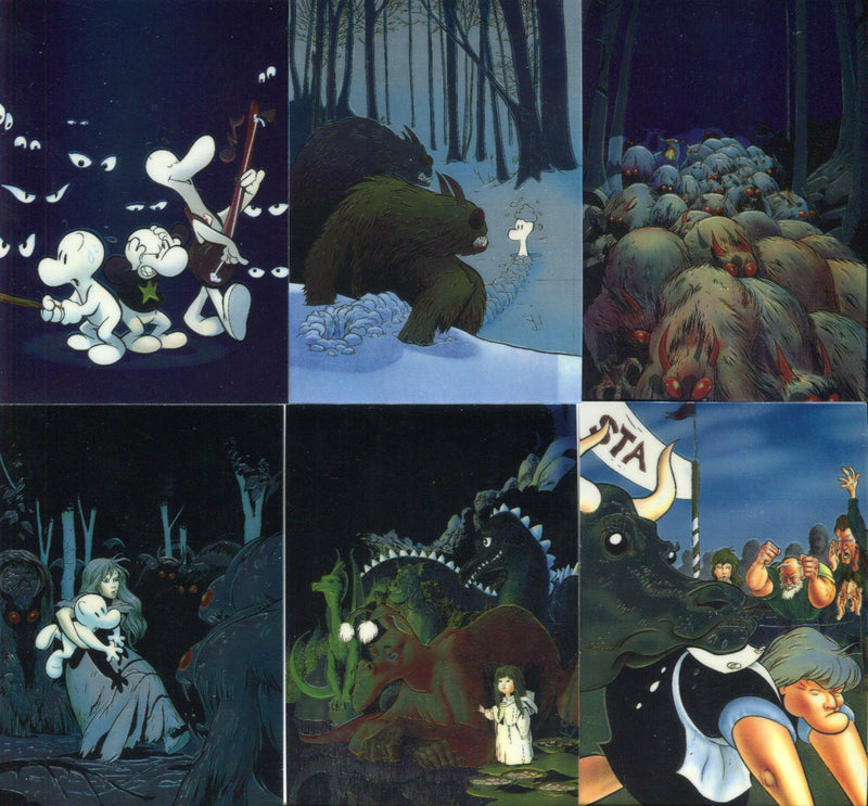 Bone Series 1 Chromium Chase Card Set 6 Cards C1 thru C6 Comic Images 1994   - TvMovieCards.com
