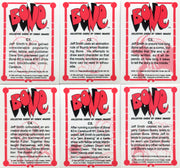 Bone Series 1 Chromium Chase Card Set 6 Cards C1 thru C6 Comic Images 1994   - TvMovieCards.com
