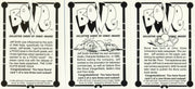 Bone Series 1 One 3 Card Subset Chase Card Set 3 Cards Comic Images 1994   - TvMovieCards.com