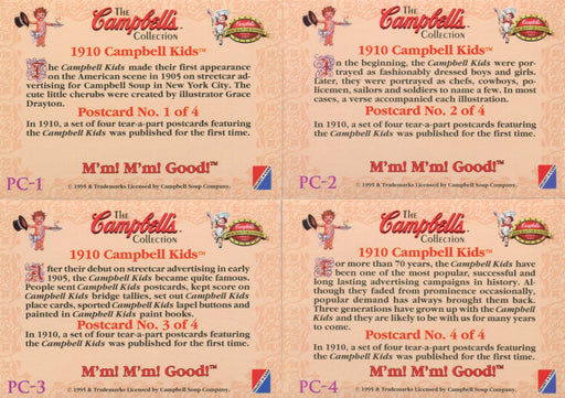 Campbell's Soup Postcard Foil Border Chase Card Set 4 Cards PC-1 thru PC-4   - TvMovieCards.com
