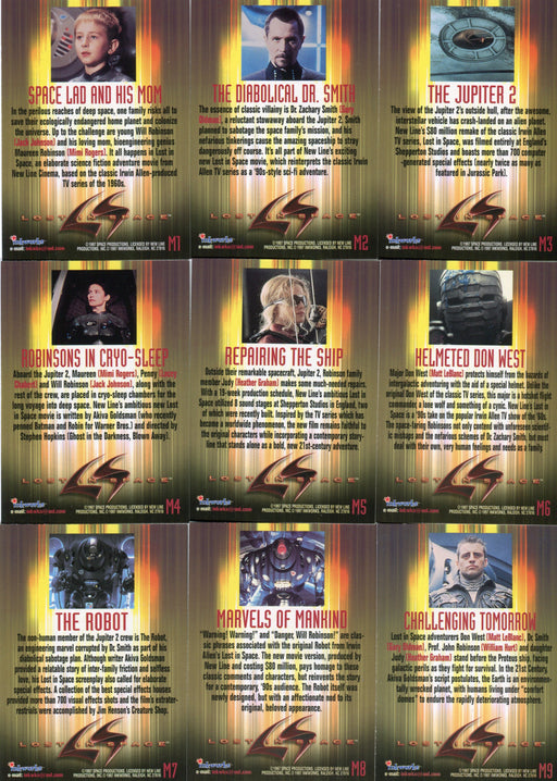 Lost In Space Movie Preview Card Set 9 Cards M1 thru M9 Inkworks 1997   - TvMovieCards.com