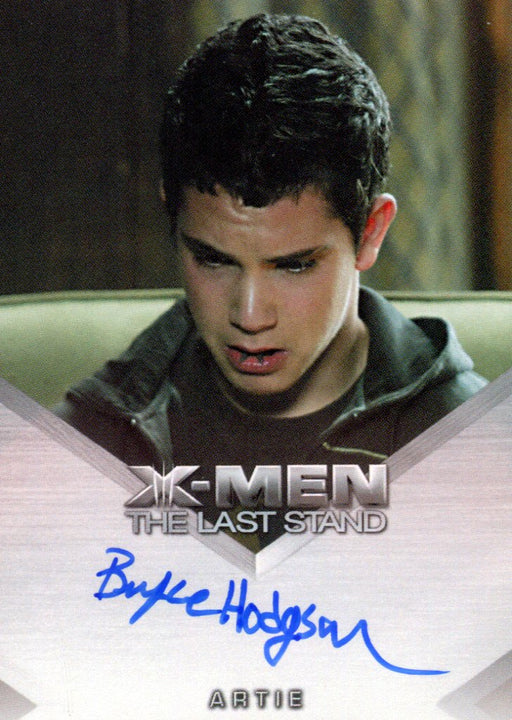 X-Men The Last Stand Autograph Card Bryce Hodgson as Artie   - TvMovieCards.com