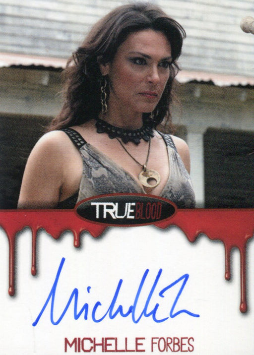 True Blood Premiere Edition Michelle Forbes as Maryann Forrester Autograph Card   - TvMovieCards.com