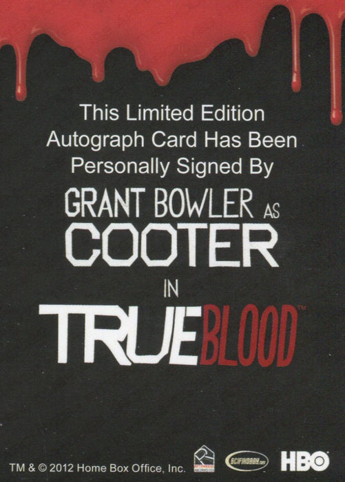 True Blood Premiere Edition Grant Bowler as Cooter Autograph Card   - TvMovieCards.com