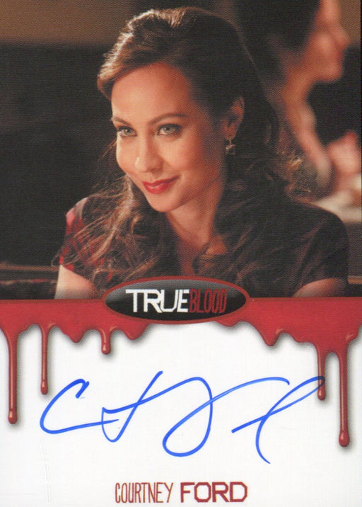 True Blood Premiere Edition Courtney Ford as Portia Autograph Card   - TvMovieCards.com
