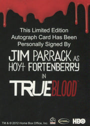 True Blood Premiere Edition Jim Parrack as Hoyt Fortenberry Autograph Card   - TvMovieCards.com
