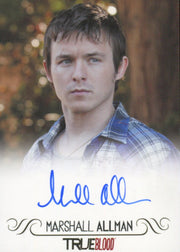 True Blood Premiere Edition Marshall Allman Tommy Mickens Autograph Card   - TvMovieCards.com