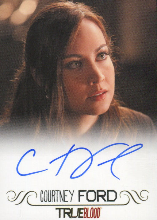 True Blood Premiere Edition Courtney Ford Portia Autograph Card   - TvMovieCards.com