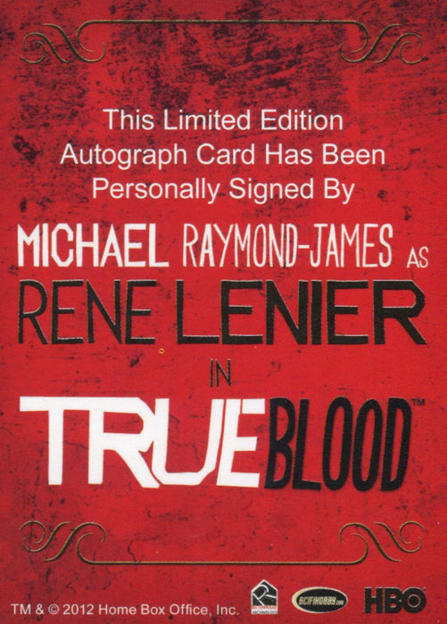 True Blood Premiere Edition Michael Raymond-James Rene Lenier Autograph Card   - TvMovieCards.com