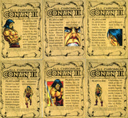 Conan All Chromium II Prism Chase Card Set P1 thru P6 Comic Images 1994   - TvMovieCards.com