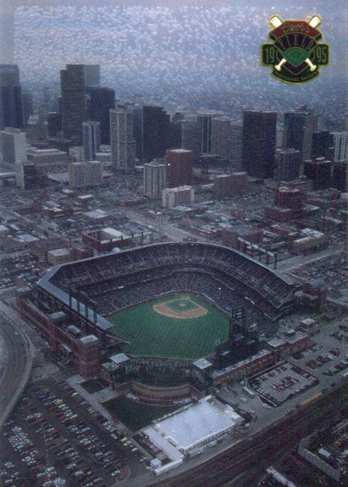 Coors Beer Chromium Case Insert Chase Card #1627 Coors Field Coors Brewing 1995   - TvMovieCards.com