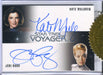 Star Trek Voyager Heroes & Villains Kate Mulgrew & Jeri Ryan Dual Autograph Card   - TvMovieCards.com