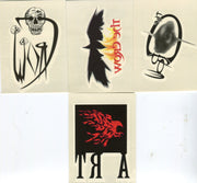 Crow City of Angels Movie Tattoos Chase Card Set 10 Cards Kitchen Sink 1997   - TvMovieCards.com