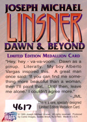 Dawn & Beyond Joseph Michael Linsner Medallion Chase Card #4617   - TvMovieCards.com