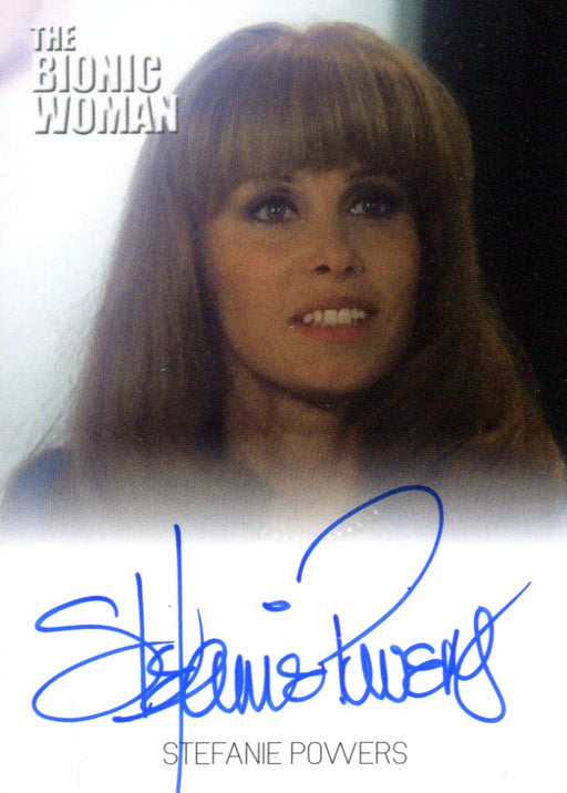Bionic Collection The Bionic Woman Stephanie Powers Autograph Card   - TvMovieCards.com