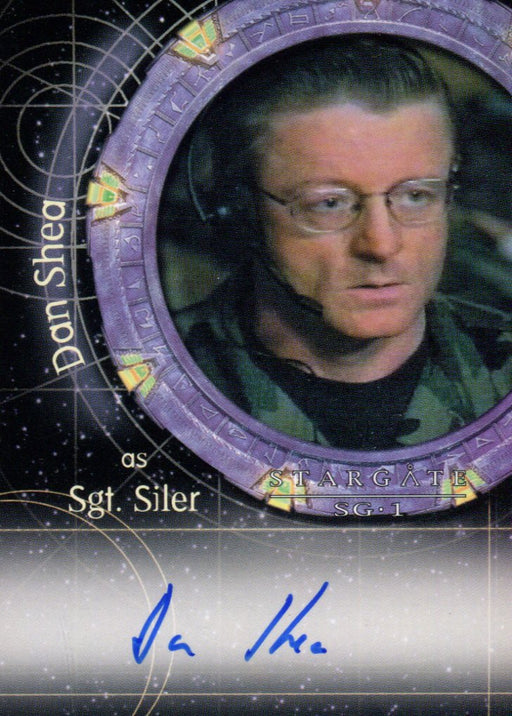 Stargate SG-1 Season Five Dan Shea as Sgt. Siler Autograph Card A24   - TvMovieCards.com