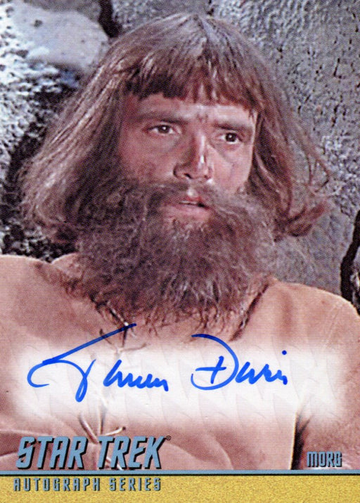 Star Trek TOS 40th Anniversary 2 James Daris as Morg Autograph Card A188   - TvMovieCards.com