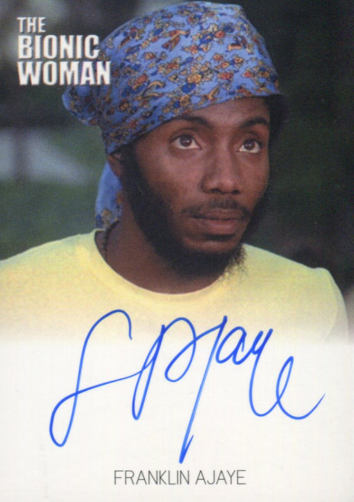 Bionic Collection The Bionic Woman Franklin Ajaye Autograph Card   - TvMovieCards.com