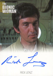 Bionic Collection The Bionic Woman Rick Lenz Autograph Card   - TvMovieCards.com