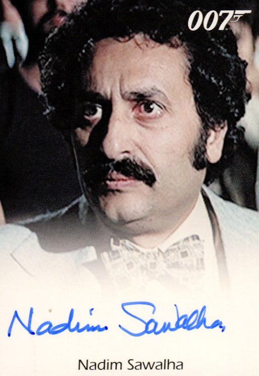 James Bond Archives 2014 Edition Nadim Sawalha Autograph Card   - TvMovieCards.com