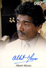 James Bond 50th Anniversary Series One Albert Moses Autograph Card   - TvMovieCards.com