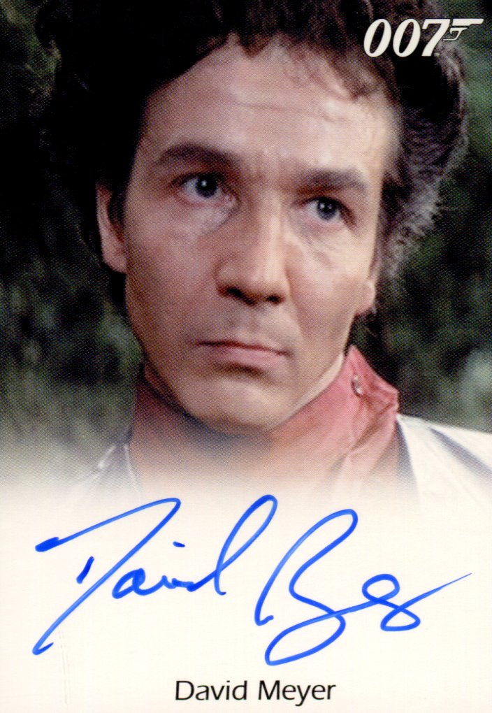 James Bond 50th Anniversary Series One David Meyer Autograph Card   - TvMovieCards.com