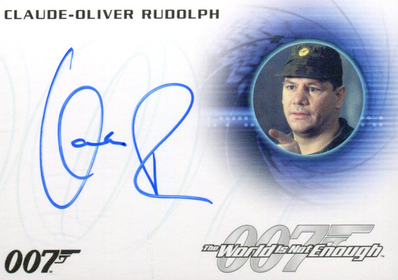 James Bond Classics 2016 Claude-Oliver Rudolph Autograph Card A288   - TvMovieCards.com