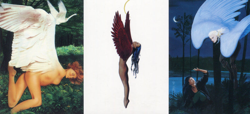 Firebrands Ron Miller Winged Women Chase Card Set 3 Cards Comic Images 1994   - TvMovieCards.com