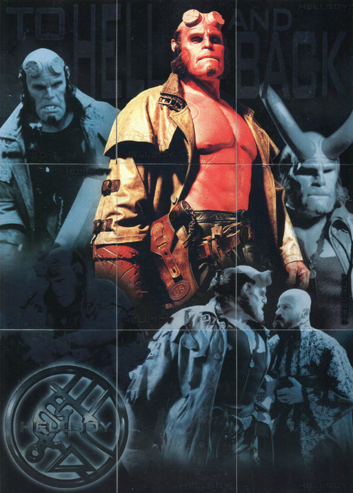 Hellboy Movie To Hell and Back Foil Puzzle Chase Card Set 9 Cards Inkworks 2004   - TvMovieCards.com