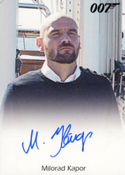 James Bond Archives 2015 Edition Milorad Kapor Autograph Card   - TvMovieCards.com