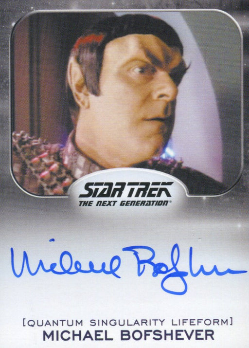 Star Trek Aliens Michael Bofshever as Quantum Lifeform Autograph Card   - TvMovieCards.com